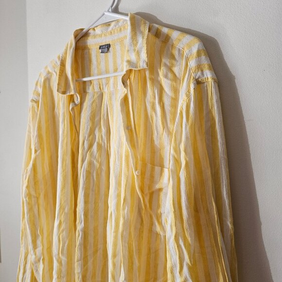 Women's Medium Aerie Oversized Button Up Shirt - Picture 4 of 5
